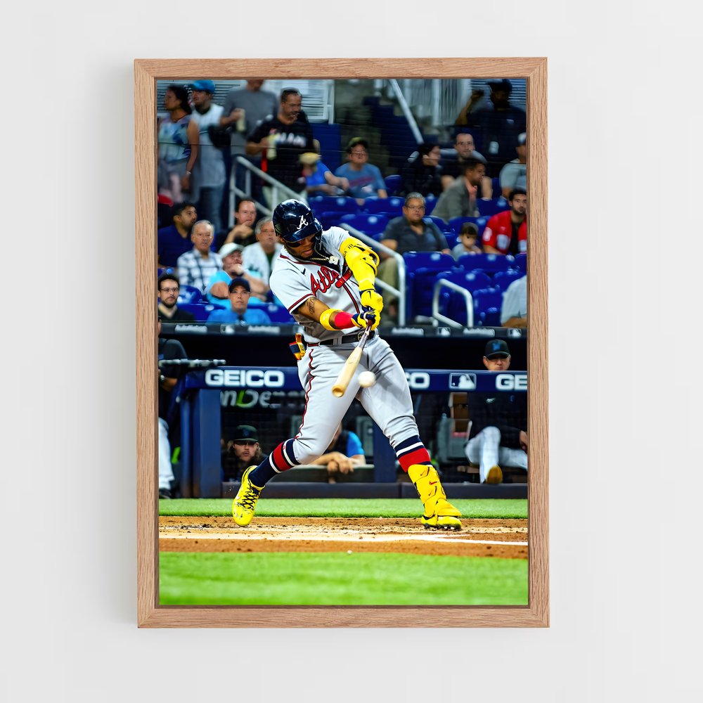 Poster Ronald de acuna – affiche Baseball (vue 4)